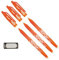 Pilot Tintenroller Frixion Ball, radierbar (3er Pack + Radierer, orange)