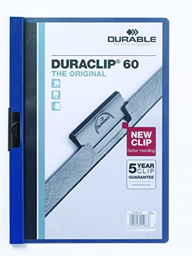 Durable 2209-07 Klemmmappe dunkelblau