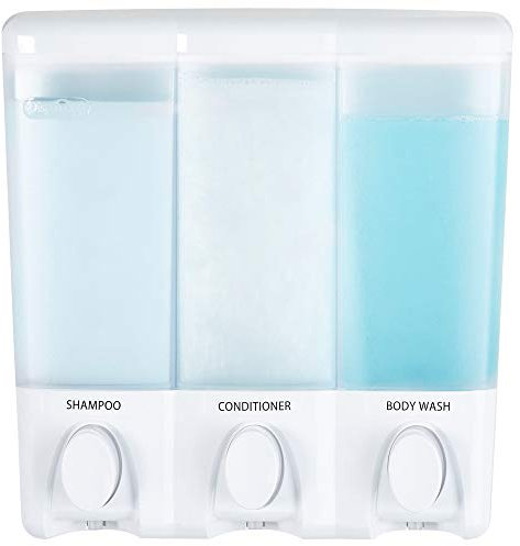 Better Living 72350 Duschspender, 3 Kammern, Weiß