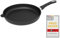 AMT Gastroguss Bratpfanne 32 cm Ø Schwenkpfanne 4 cm hoch, fester Stiel, induktionsgeeignet, Lotan® Antihaft-Veredelung, Gusspfanne (Aluguss), AMZN-I-432