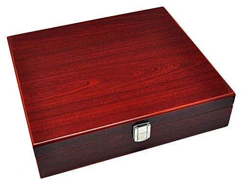 Uhrenbox für 10 Uhren 8-fach lackiert Palisander 2104
