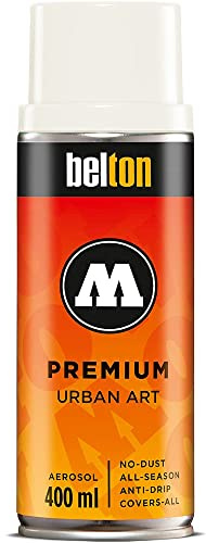 Molotow Premium Spray Paint Can Belton 400ml, Colour: 231 - Signal White