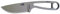 ESEE, Outdoormesser, Izula Dark Earth with Kit, Klinge: 6,7 cm, Drop Point, Jagdmesser, Full Tang
