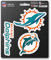 NFL Miami Dolphins Team Decal, 3-Pack