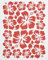 WANDfee Wandtattoo Hibiskus Blumen Hibiskusblüten FARBWUNSCH rot Wandsticker Wandaufkleber Fliesenaufkleber