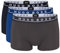 BOSS Herren Trunk 3P CO/EL Dreier-Pack Boxershorts aus Stretch-Baumwolle mit Logo am Bund,S,Hellblau