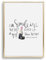 Tales by Jen Kunstdruck, Sprüche Poster: A smile is the best make-up a girl can wear | Stilvolles Premium Poster auf hochwertigem Papier | Fashion Wand Bild als Wohnaccessoires | Ohne Bilderrahmen