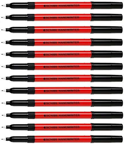 Scribe Handwriting Pens Black Pk12