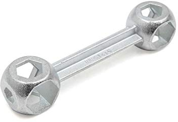 sourcing map Dumbbell Shaped 6mm-15mm Hex Socket Bicycle Bike Wrench Spanner