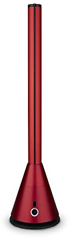 ArgoOniro Tower Red, Ventilatore a Torre senza Pale, 9 Velocità Ventilazione, con Telecomando, Altezza 96.5 cm, Rosso