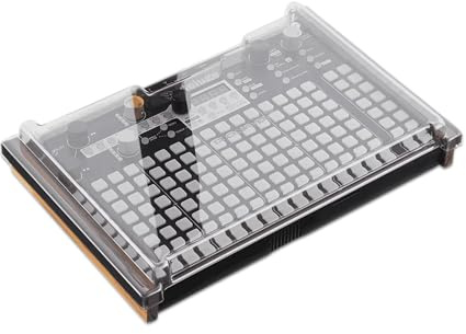 Decksaver Cover for Synthstrom Deluge (Soft-Fit) - Super-Durable Polycarbonate Protective lid in Smoked Clear Colour, Made in The UK - The Producers' Choice for Unbeatable Protection