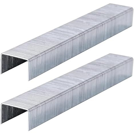 Heftklammern, 23/10 türförmige Klammern, Universal-Standardnägel aus Metall für Heftgeräte für hohe Beanspruchung (1 Karton, 1000 Stück/Karton)