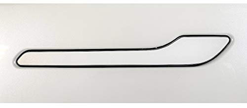 Custom Cut Graphics Door Handle Wrap for Tesla Model 3/Y (Pearl White Multi-Coat)