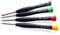Set di 4 cacciaviti triwing per Nintendo Switch JoyCon Wii DS Lite strumenti di riparazione, 0,6 mm, 1,5 mm, 2,5 mm, 3,0 mm