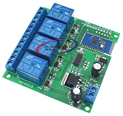 12V 4 CH Bluetooth módulo de relé interruptor remoto para móvil DIY
