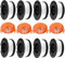8 Stücke A6481 A6485 Fadenspulen für Black und Decker Trimmer Rasentrimmer (Nylonfäden 9.1m Länge ⌀1,65mm mit 4 Spulenabdeckung und Feder), für STC1820CM STC1820PC STC1820EPC STC1840EPC ST5530 ST1823