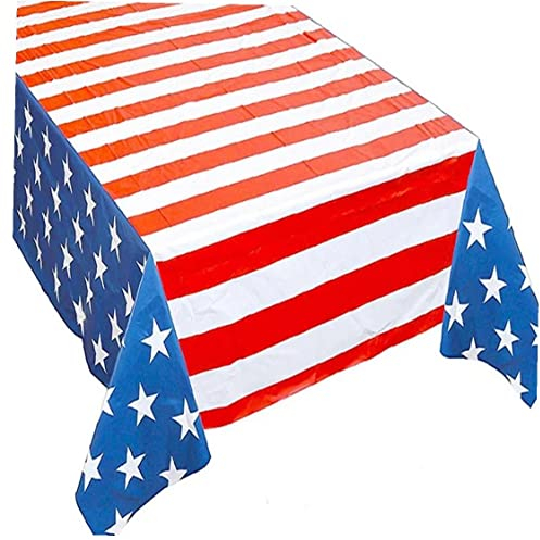 Gestreifte Tischdecke, Amerikanische Flagge Usa 4. Juli Tischabdeckung Für Esszimmer Küche Independence Day Dekor Dekor