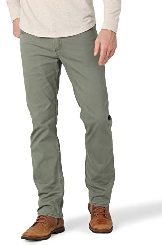 Wrangler Authentics Herren Slim Fit Straight Leg Jeans, Fichte, 34W / 30L