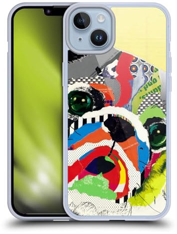 Head Case Designs Officially Licensed Michel Keck Pug Dogs 4 Soft Gel Case Compatible With Apple iPhone 14 Plus