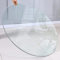 V3VOGUE Dessus De Table Ronde en Verre Trempé Ø 35cm 50cm 80cm 100cm, Plateau De Table Rond en Verre, pour Salle À Manger/Table Basse, 9mm Épaisseur Verre Trempé Transparent Facile Nettoyer