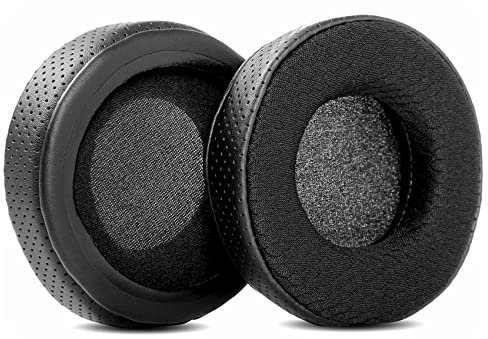 TaiZiChangQin S2 Upgrade Ear Pads Ear Cushions Replacement Compatible with Betron S2 S2 Wireless Headphone Black Fabric Earpads