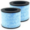 2 Pack F100 3-in-1 H13 True HEPA Replacement Filters Compatible with Instant AP100, Pre-Filter & H13 Grade True HEPA Filter & High Efficiency Activated Carbon Filter, Part# F100