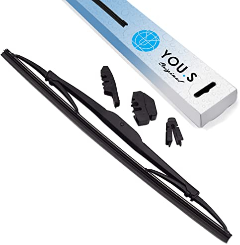 YOU.S Original Scheibenwischer Wischerblatt Wischer 330 mm mit drei Adaptern Universal