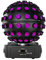 Moving Head DJ-Lichter 18 W 6-in-1 rotierendes LED Kugel Bühnenlicht für DJ-Licht shows Party Bühneneffekt DMX-Steuerung