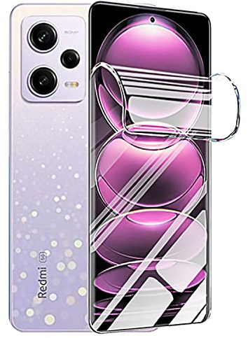 2pcs Film Hydrogel pour Xiaomi Redmi Note 12 Pro 5G/Redmi Note 12 Pro+ 5G | Haute Sensibilité film, Flexible TPU Protection d'Écran, Film TPU Auto-Réparateur