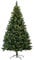 Christmas Tree World | 5ft Artificial Pre-lit Majestic Dew Pine | Natural and Realistic Look with Bushy and Luxury Quality PVC Tips | Easy to Assemble and Take Down | 80cm Diameter