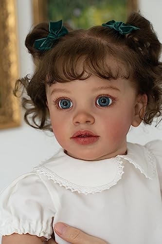 Anano Reborn Puppen Pippa 26 Zoll - Wie Ein Echtes Baby, Weicher Tuch Körper, Realistische Puppe, Neugeborenes Baby, Für Kinder Ab 3 Jahren