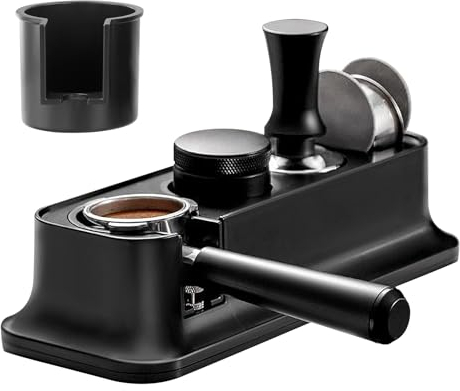 Vusddy Tamperstation für Barista | 58mm/51mm/54mm | 4-in-1 Espresso Tamping Halter | Universal Koffee Tamping Ständer für Siebträger, Tamper, Caffee Leveler, WDT Tool, Barista Zubehör