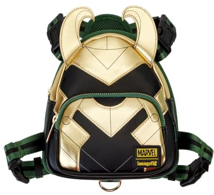 Loungefly Pets Marvel Loki Cosplay Mini Rucksack Hundegeschirr (Medium)