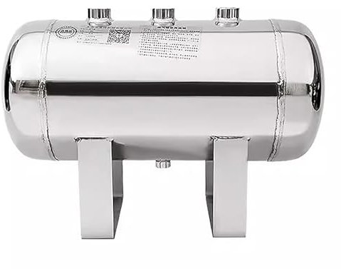 Lufttank Luftbehälter Tragbarer Lufttank Für Kompressor/Ballons/Luftpumpe, Horizontaler Luftspeichertank/Tanque De Aire – Großes Fassungsvermögen, 5 L/10 L/20 L/30 L/40 L/50 L, Versiegelter Hochdruckt