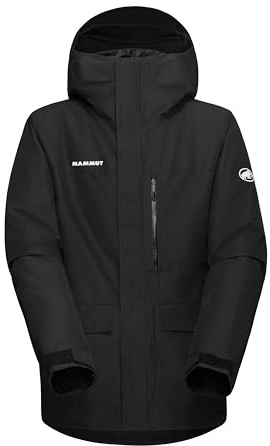 Mammut Herren Fall Line Thermo Hooded Mens Hardshell Insulated Jackets, Schwarz, L EU