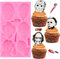 XMOLDNMS Moule en silicone avec personnages de film effrayant - Moules à fondant pour Halloween et amis - Décoration de gâteau - Chocolat - Bonbons - Pâte à gomme polymère
