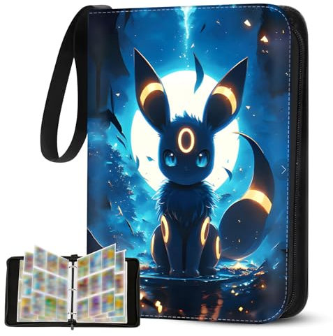 SALADOCY Album de collection pour cartes, cartes à collectionner, 900 pochettes (50 pages), porte-cartes portable étanche, pour collecter et échanger des cartes, cadeau pour enfants