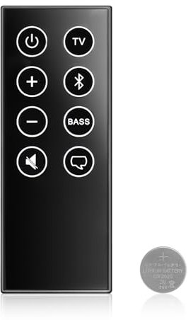 Soundbar Fernbedienung Ersatz für Bose Solo 5 10 15 Sound Bar, für Bose Solo Soundbar Series II und TV Lautsprecher