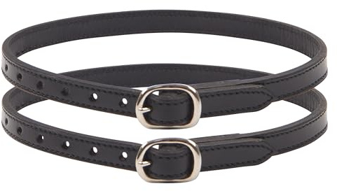 Imperial Riding Sporenriemen IRH, doppelt genähtes Leder, 12mm, Schwarz