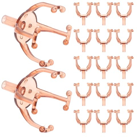 LALADEFIEE Schokoladenhalterkugel mit Elegantem Design 50 Stück aus Kunststoff für Vielseitige Anwendung und Langlebige Nutzung zur Abschlussatmosphäre bei Geburtstagen und Jubiläen
