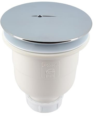Bonde verticale pour receveur ø 90 mm