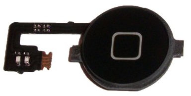 RMACX YOOSHOP Apple Tischdecke-Button und Home Button Home schwarz iPhone 4