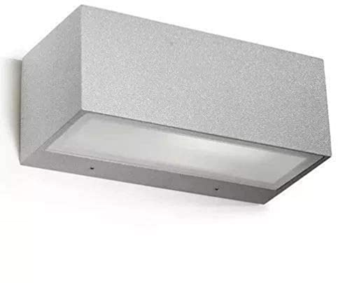 Aplique Ip66 Nemesis Aluminium 90*220Mm E27 15W Gris