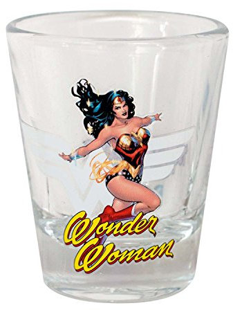Toon TumblerTM: WONDER WOMAN (DC) Collectible Mini-glass (Shot Glass) by Toon Tumbler