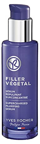 Yves Rocher SÉRUM VÉGÉTAL intensiv aufpolsterndes Serum, hochkonzentriete Anti-Aging-Pflege, 1 x Pump-Flacon 30 ml