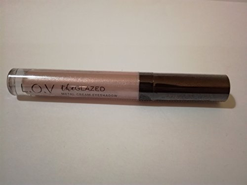 l.o.v. The Glazed Lidschatten Creme Metallic N ° 100 Metal Rosa, 5 ml, 429825 fl. oz.