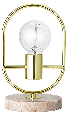 Bloomingville - Lampe - Tischlampe - Marmor - Gold - Höhe 30 cm - Ø 17 cm