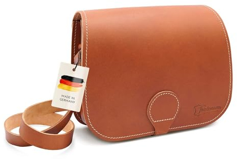 Thielemann Handtasche Victoria Made in Germany, aus extra starkem Leder Tasche zum Umhängen, Crossbody Bag für Frauen, Satteltasche, Ledertasche, Damentasche, kleine Schultertasche