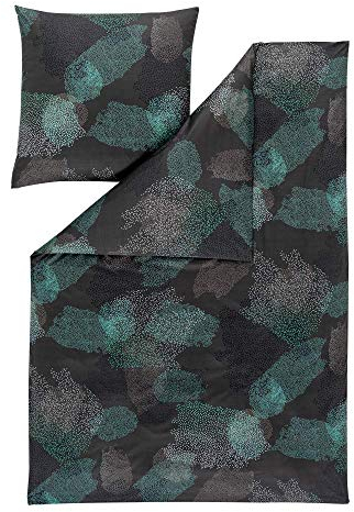 ESTELLA Mako-Interlock-Jersey Bettwäsche Marino Oliv