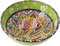 Guru-Shop 1 pz. Ciotola Orientale in Ceramica, Ciotola, Ciotola per Cereali, Dipinta a Mano - Ø 12 Cm/Modello 9, Verde, Ciotole e Piatti